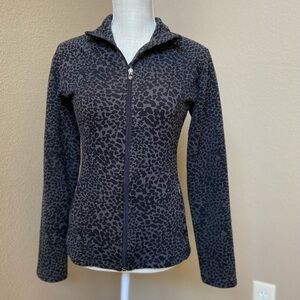 Lucy Cheetah Print Activewear Jacket, XS